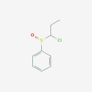 molecular formula C9H11ClOS B14327640 (1-Chloropropane-1-sulfinyl)benzene CAS No. 104354-47-4