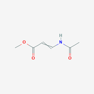 molecular formula C6H9NO3 B14327668 Methyl 3-acetamidoprop-2-enoate CAS No. 106014-56-6