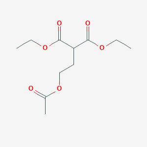 molecular formula C11H18O6 B14327675 Diethyl [2-(acetyloxy)ethyl]propanedioate CAS No. 110281-43-1