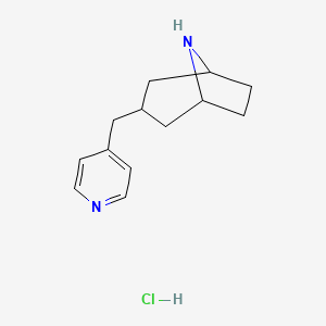 3-(Pyridin-4-ylmethyl)-8-azabicyclo[3.2.1]octane hydrochloride