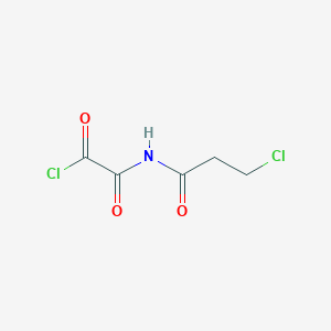 (3-Chloropropanamido)(oxo)acetyl chloride