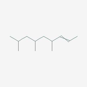 molecular formula C12H24 B14327721 4,6,8-Trimethylnon-2-ene CAS No. 109572-71-6