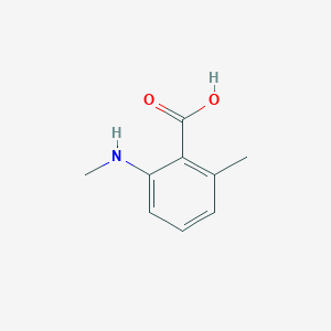 molecular formula C9H11NO2 B1432773 2-Methyl-6-(methylamino)benzoic acid CAS No. 66232-39-1