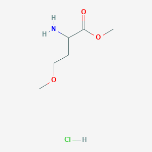 molecular formula C6H14ClNO3 B1432774 Methyl 2-amino-4-methoxybutanoate hydrochloride CAS No. 80103-07-7