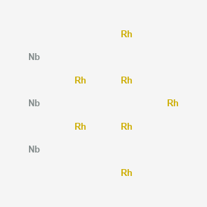 molecular formula Nb3Rh7 B14327746 Niobium;rhodium CAS No. 97064-32-9