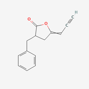 3-Benzyl-5-(prop-2-yn-1-ylidene)oxolan-2-one