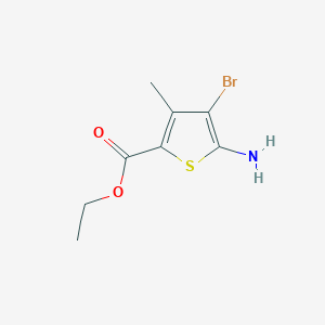 Ethyl 5-amino-4-bromo-3-methylthiophene-2-carboxylate
