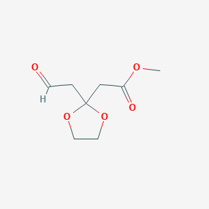 Methyl [2-(2-oxoethyl)-1,3-dioxolan-2-yl]acetate