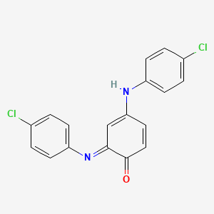 4-((4-Chlorophenyl)amino)-6-(4-chlorophenyl)iminocyclohexa-2,4-dien-1-one