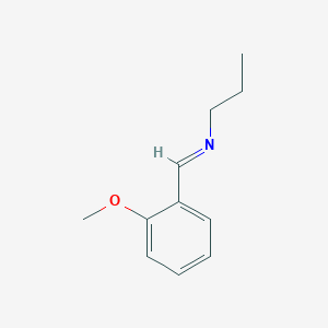 molecular formula C11H15NO B14327827 (E)-1-(2-Methoxyphenyl)-N-propylmethanimine CAS No. 110187-56-9