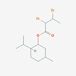 molecular formula C14H24Br2O2 B14327834 5-Methyl-2-(propan-2-yl)cyclohexyl 2,3-dibromobutanoate CAS No. 109977-83-5