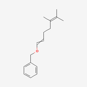 {[(5,6-Dimethylhepta-1,5-dien-1-yl)oxy]methyl}benzene