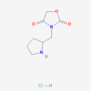 3-(Pyrrolidin-2-ylmethyl)oxazolidine-2,4-dione hydrochloride