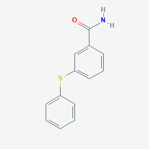 molecular formula C13H11NOS B14327853 3-(Phenylsulfanyl)benzamide CAS No. 106380-90-9