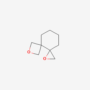 molecular formula C9H14O2 B14327873 1,6-Dioxadispiro[2.0.3~4~.4~3~]undecane CAS No. 104654-74-2