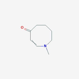 molecular formula C8H13NO B14327881 1-Methyl-5,6,7,8-tetrahydroazocin-4(1H)-one CAS No. 108344-19-0