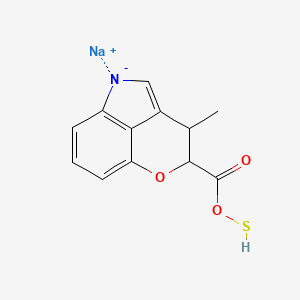 molecular formula C12H10NNaO3S B14327910 Chuangximycin sodium CAS No. 102419-73-8