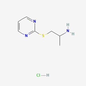 1-(Pyrimidin-2-ylthio)propan-2-amine hydrochloride