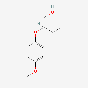 molecular formula C11H16O3 B14328005 2-(4-Methoxyphenoxy)butan-1-ol CAS No. 106815-73-0