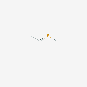 molecular formula C4H9P B14328039 Methyl(propan-2-ylidene)phosphane CAS No. 105244-84-6