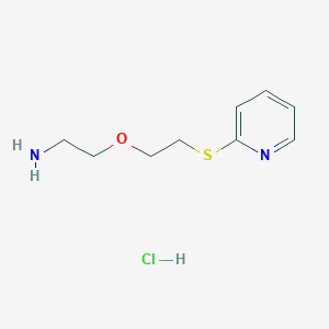 2-(2-(Pyridin-2-ylthio)ethoxy)ethan-1-amine hydrochloride