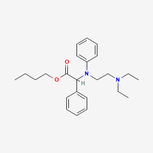 molecular formula C24H34N2O2 B14328086 N-(2-(Diethylamino)ethyl)-N,2-diphenylglycine butyl ester CAS No. 102812-49-7