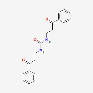 molecular formula C19H20N2O3 B14328105 N,N'-Bis(3-oxo-3-phenylpropyl)urea CAS No. 105775-30-2