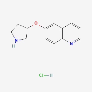 6-(Pyrrolidin-3-yloxy)quinoline hydrochloride