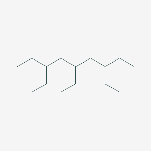 molecular formula C15H32 B14328145 3,5,7-Triethylnonane CAS No. 98007-32-0