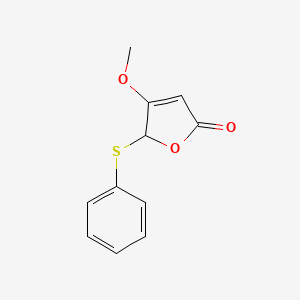 4-Methoxy-5-(phenylsulfanyl)furan-2(5H)-one