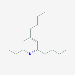 molecular formula C16H27N B14328173 2,4-Dibutyl-6-(propan-2-yl)pyridine CAS No. 111599-34-9