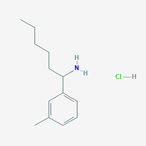 1-(m-Tolyl)hexan-1-amine hydrochloride