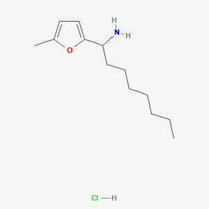 1-(5-Methylfuran-2-yl)octan-1-amine hydrochloride