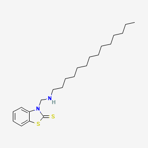 3-[(Tetradecylamino)methyl]-1,3-benzothiazole-2(3H)-thione