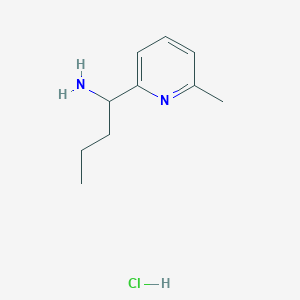 1-(6-Methylpyridin-2-yl)butan-1-amine hydrochloride