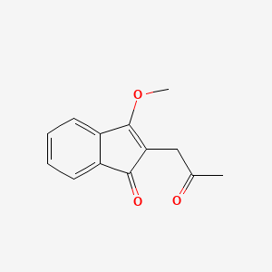 3-Methoxy-2-(2-oxopropyl)-1H-inden-1-one