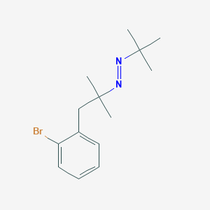 (E)-1-[1-(2-Bromophenyl)-2-methylpropan-2-yl]-2-tert-butyldiazene