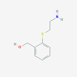 {2-[(2-Aminoethyl)sulfanyl]phenyl}methanol