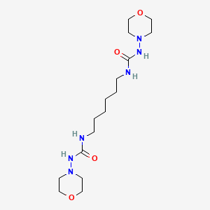 1-Morpholin-4-yl-3-[6-(morpholin-4-ylcarbamoylamino)hexyl]urea