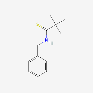 molecular formula C12H17NS B14328304 N-Benzyl-2,2-dimethylpropanethioamide CAS No. 103197-90-6