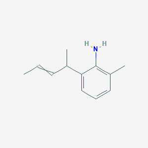 2-Methyl-6-(pent-3-en-2-yl)aniline