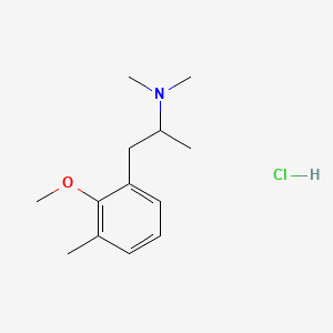 Phenethylamine, 2-methoxy-N,N,alpha,3-tetramethyl-, hydrochloride