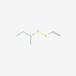 molecular formula C6H12S2 B14328368 2-(Ethenyldisulfanyl)butane CAS No. 110690-20-5