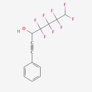 4,4,5,5,6,6,7,7-Octafluoro-1-phenylhept-1-yn-3-ol