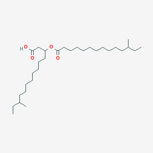 12-Methyl-3-[(12-methyltetradecanoyl)oxy]tetradecanoic acid