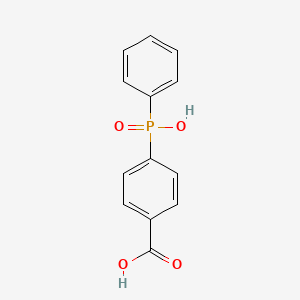 4-[Hydroxy(phenyl)phosphoryl]benzoic acid