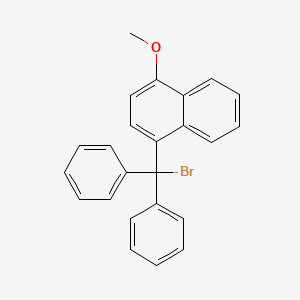 1-[Bromo(diphenyl)methyl]-4-methoxynaphthalene