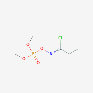 molecular formula C5H11ClNO4P B14328424 (1-Chloropropylideneamino) dimethyl phosphate CAS No. 111737-71-4