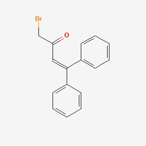 1-Bromo-4,4-diphenylbut-3-en-2-one