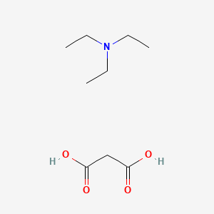 molecular formula C9H19NO4 B14328511 N,N-diethylethanamine;propanedioic acid CAS No. 110073-23-9